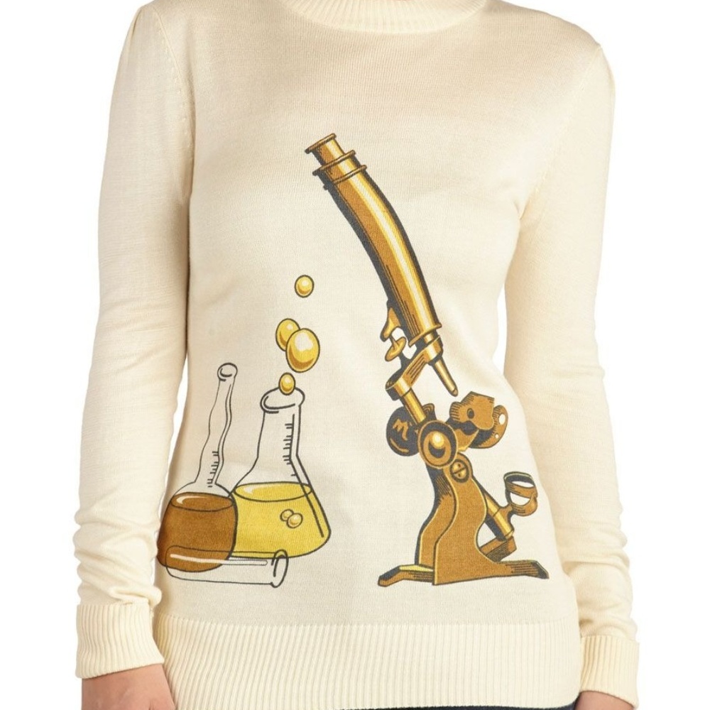 ISO Modcloth Bea and Dot Science Rules sweater top